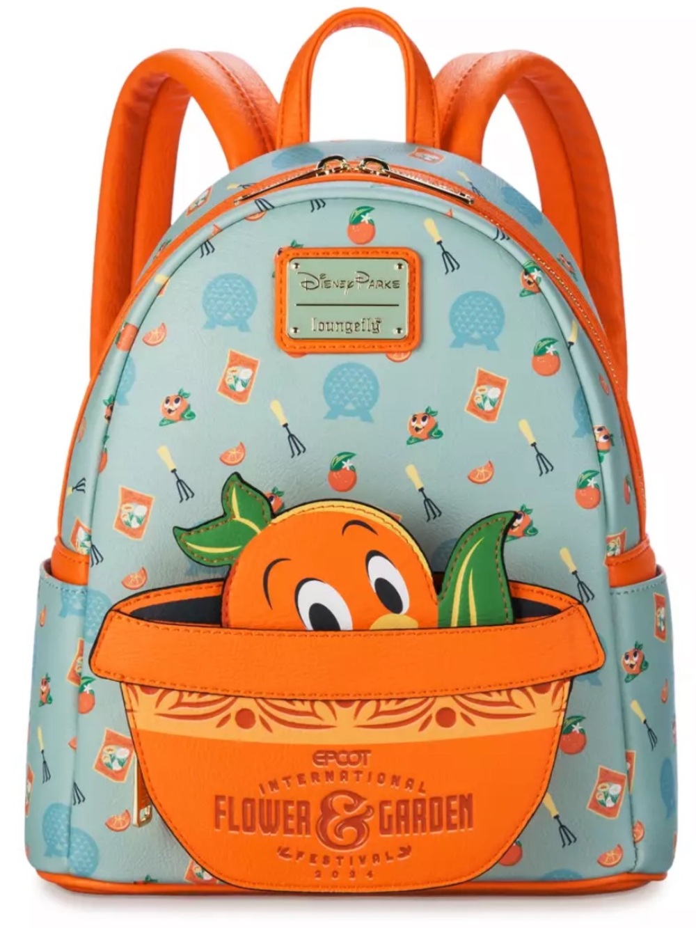 Disney Loungefly Orange Bird and Lug Crossbody - 2024 Flower & Garden Festival - Picture 10 of 15